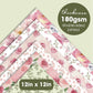 Desecraft Spring Vintage 12x12 in Double Sided Paper Pad Pack Scrapbook Cardstock Decorative