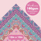 Desecraft Mandala Pink 12x12 in Double Sided Paper Pad Pack Scrapbook Cardstock Decorative Paper - 36 Sheets