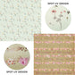 Desecraft Vintage Shabby Flower 12x12 in Scrapbooking Cardstock Decorative Paper Pack for Card Making Journaling Origami Scrapbook Paper Supplies