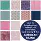 Desecraft Vintage Pastel 12x12 in Double Sided Paper Pad Pack Scrapbook Cardstock Decorative Paper - 36 Sheets