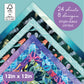 Desecraft Mermaid Tale 12 X 12 in Double Sided Paper Pad Pack Scrapbook Cardstock Decorative Paper - 48 Sheets
