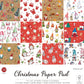 12x12 Gonk Christmas Scrapbook Cardstock Decorative Paper for Card Making Journaling Planner Origami Decorative Scrapbook Paper