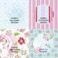 Desecraft 48 sheets 12x12 Scrapbooking Cardstock Decorative Paper Pack Flower Blossom for Card Making Origami Scrapbook Paper Materials Supplies
