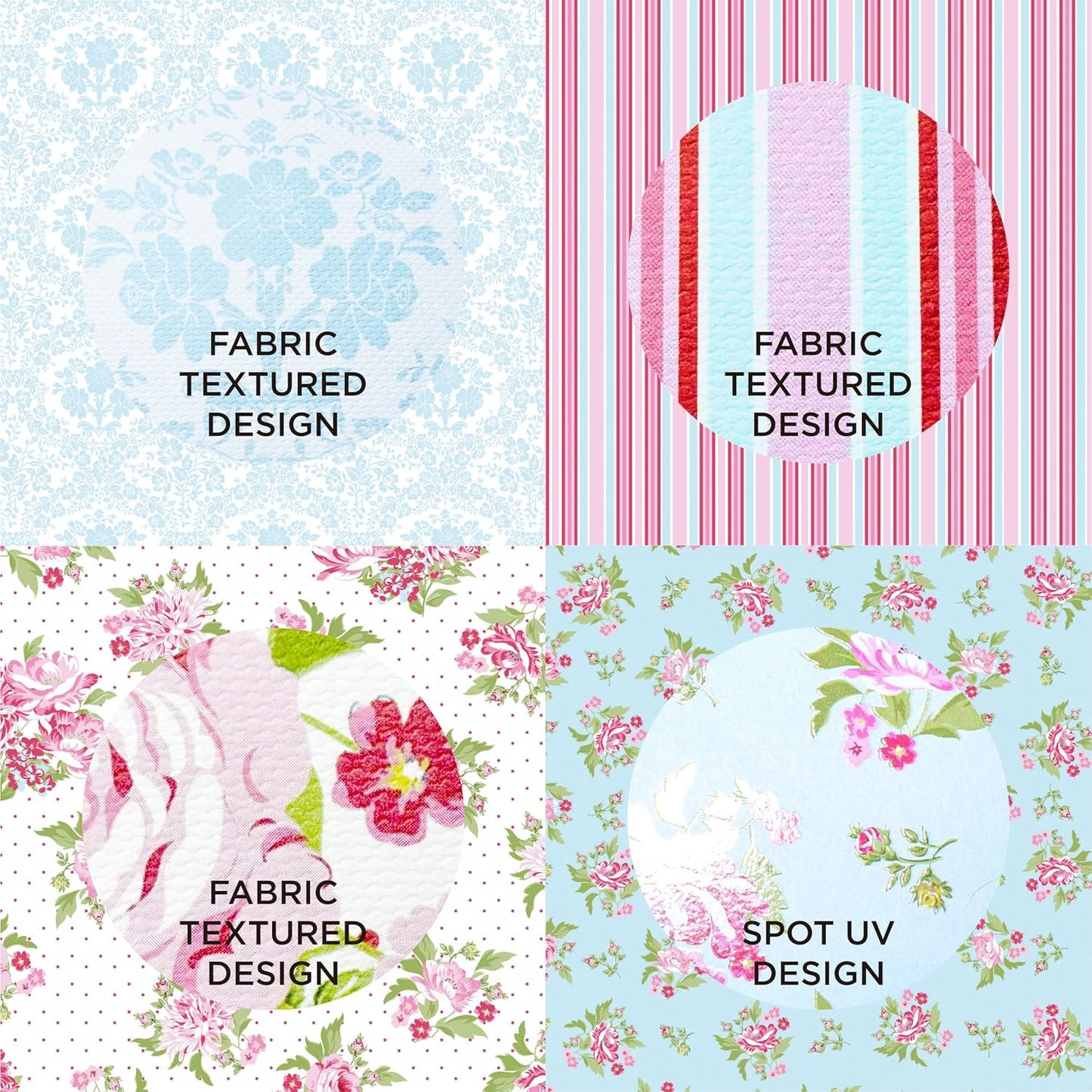 Desecraft 48 sheets 12x12 Scrapbooking Cardstock Decorative Paper Pack Flower Blossom for Card Making Origami Scrapbook Paper Materials Supplies