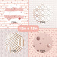 Desecraft 36 Sheets 12x12 Rose Gold Cardstock Scrapbook Decorative Paper for Card Making Journaling Origami Scrapbook Paper Scrapbooking Supplies