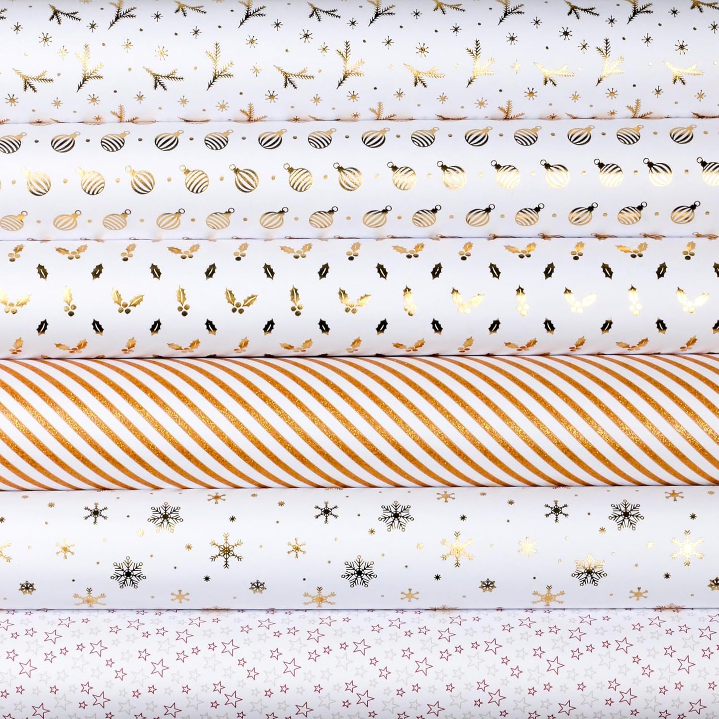 Desecraft 12x12 Metallic GOLD Christmas Scrapbook Cardstock Decorative Paper for Card Making Journaling Planner Origami Decopage Decorative Spring Scrapbook Paper